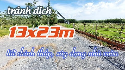 Đất vườn Củ Chi | 13x23,3m An Nhơn Tây cách Nguyễn Thị Rành 1,5km