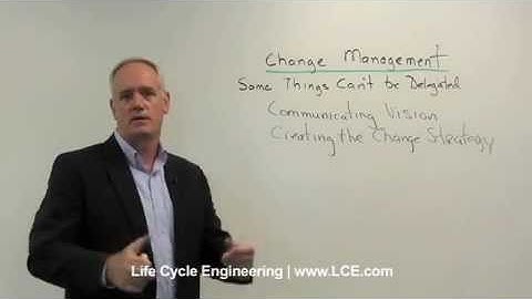 Change Management: Some Things Can