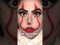 It 🤡 #shorts #makeup #transformation #pennywise #viralvideo