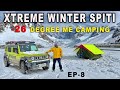  camping in 26 degree  winter spiti  ep8