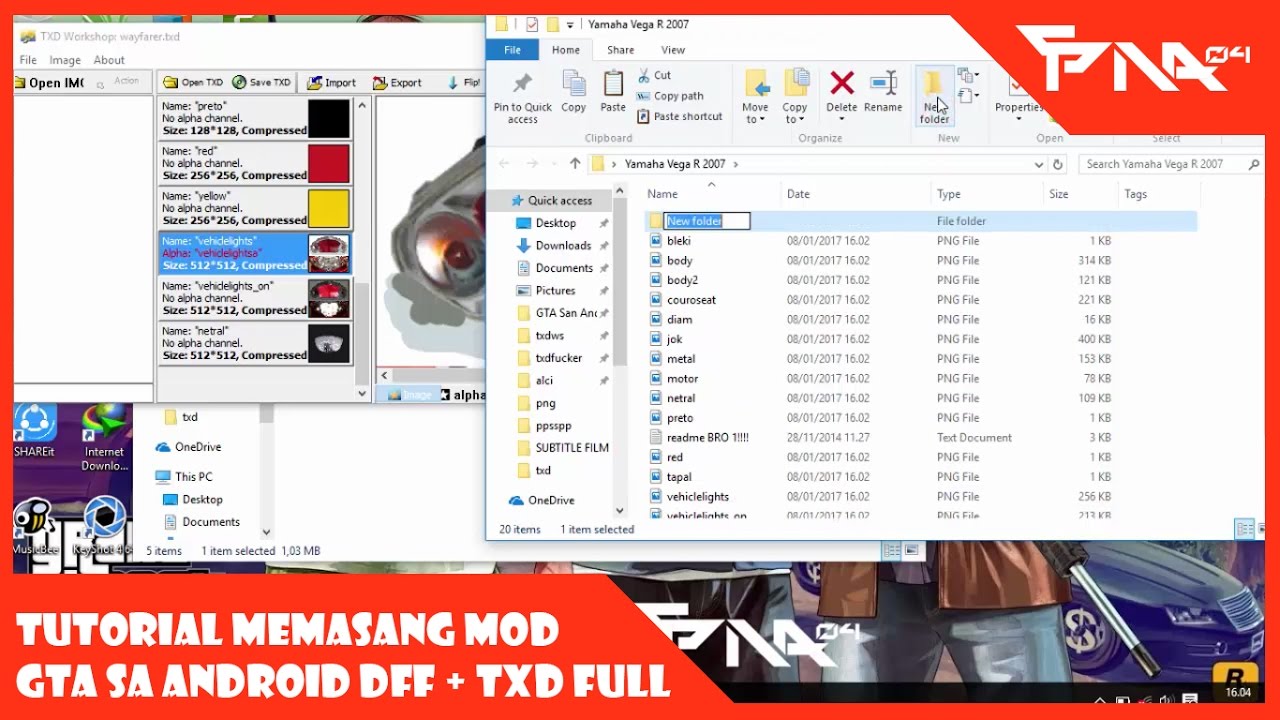 Tutorial Memasang Mod GTA SA Android Full - YouTube