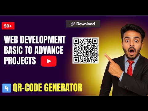 QR Code Generator Using HTML, CSS & JavaScript | Beginner Web ...