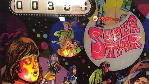 1972 Williams Pinball Super Star First Gameplay #Gameplay #Williams #superstar