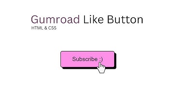 Best UX Button Animation Using CSS | Gumroad Like Button | FrontendDUDE
