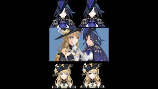 Clorinde tries to rizz Navia #genshinimpact #navia #clorinde #mmd #vtuberclips #genshinmmd