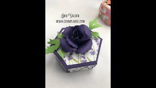 Create a Super Simple Hexagon Treat Box with Deb Valder