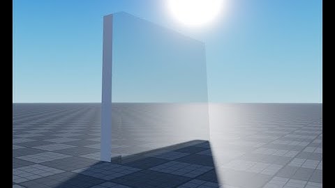 HOW TO MAKE a ONE SIDED GLASS IN Roblox Studio!