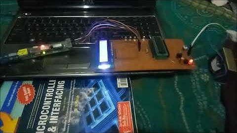 Microcontroller programming board in avr studio in Atmega32