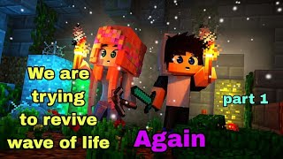 Minecraft we trying to rebuild WAVE of life ❤ with my gang @smarty pie @Anshu bist please subscribe