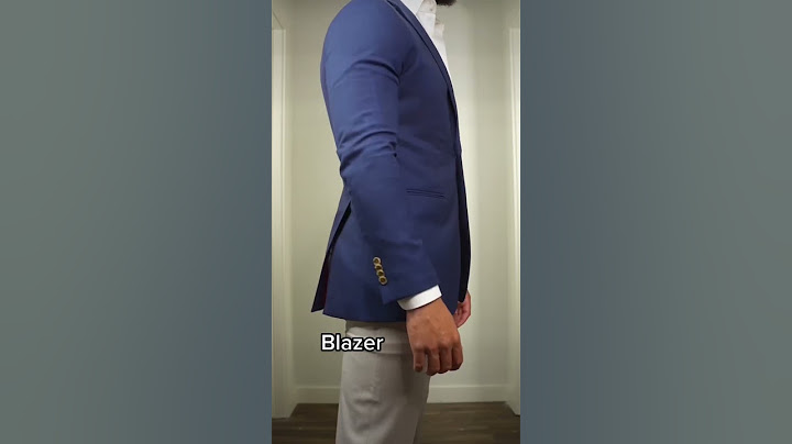 Blazer Vs Suit Jacket 👔