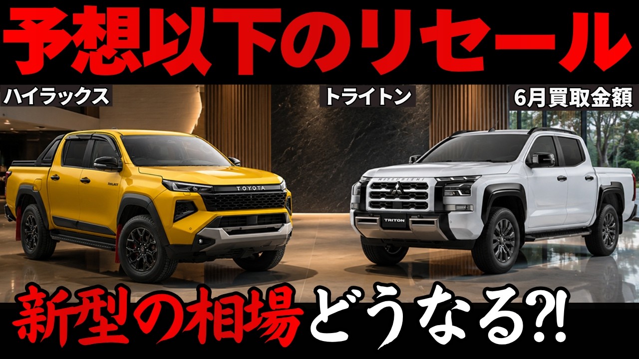 りゅうや Breaking News] New Hilux Z or Adventure Resale Values Revealed! In