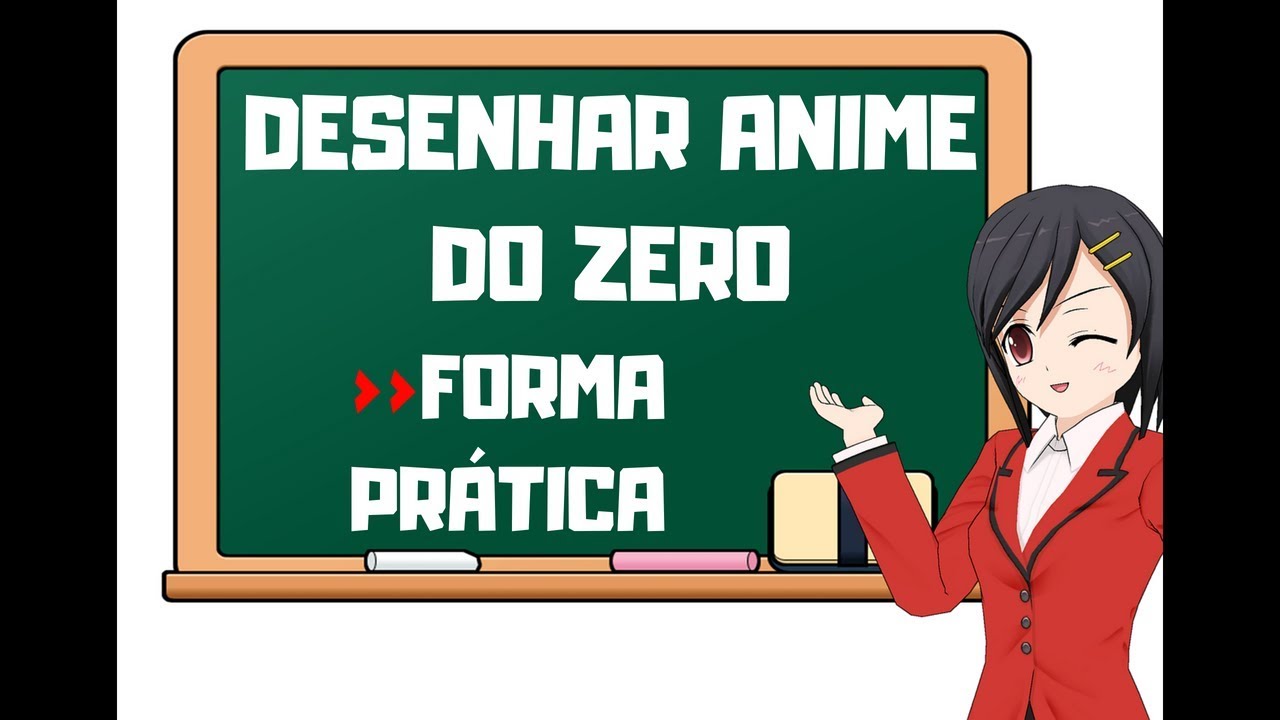 Como Desenhar Um Personagem de Anime (Muito Fácil) - Aprender a