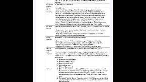 Penerapan data mining untuk  menganalisa data penjualan barang di swalayan(algoritma FP-GROWTH)