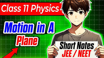 Motion in a Plane Handwritten Short Notes | Class 11 Physics Chapter 4 Handwritten ShortNotes