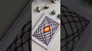 Zentangle art| Ep:2💖| #diy #art #malayalam #craft #zentangle #shorts #fyp #viral #explore bobbypins