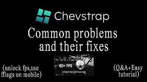 Chevstrap common problems,And their fixes, (Bloxstrap for mobile) Guide | Fps unlocker tutorial