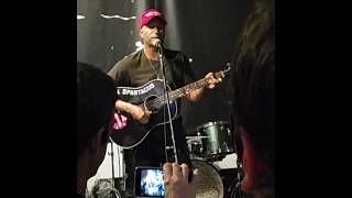 Tom Morello guitarist of Prophets of Rage plays a solo set
