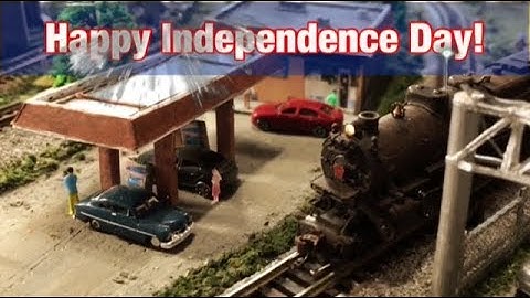 AJS RR N Scale - 4th of July Special - Red, White, & Boom Train Ride w/ Special Bonus Scene