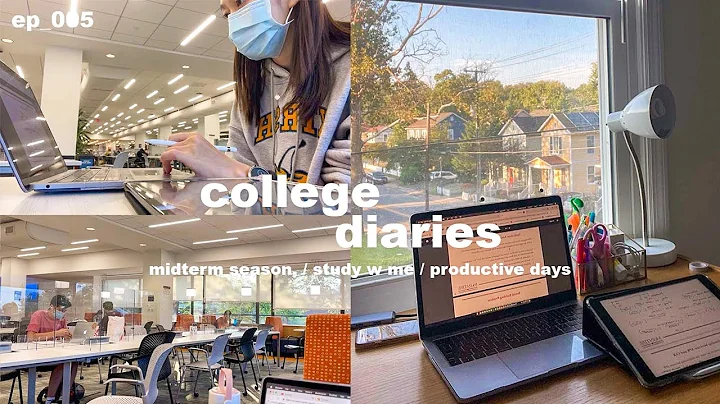Productive Days in My Life as a College Student 🤓 Study with Me, Midterm Season, Business School
