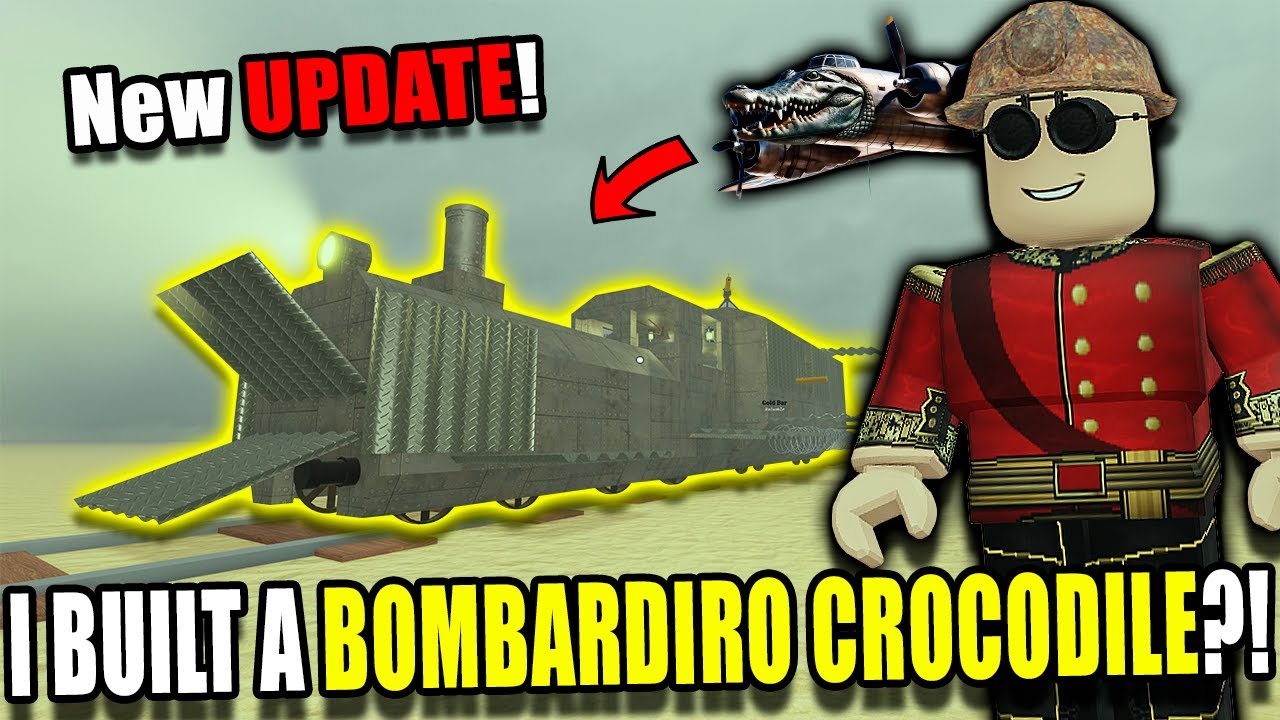 I Turned My Train into a BOMBARDIRO CROCODILE in the New Update in Dead ...