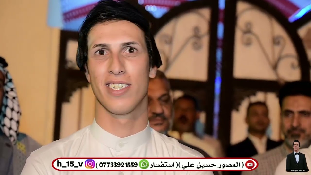 افراح شاعر علي الكعبي وسجاد الكعبي حفل حنه اخيهم حسين منعم