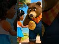 கரடி மாமா - Bear Uncle Song | Tamil Nursery Rhymes for kids | Galatta Kids | Animals Song | Shorts