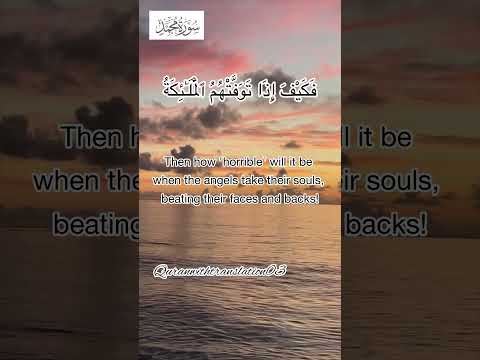Surah Muhammad Ayat 27 Shorts Quran Fatihseferagic