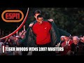 Tiger Woods wins the 1997 Masters in RECORD-BREAKING fashion ⛳️ | Iconic Moments