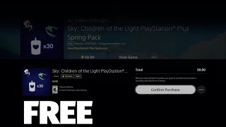 How to Download Sky: Children of the Light PlayStation Plus Spring Pack on PS5 | PlayStation | PS4