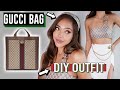 DIY GUCCI BAG into CLOTHES Tutorial! (it’s fake chill lol)