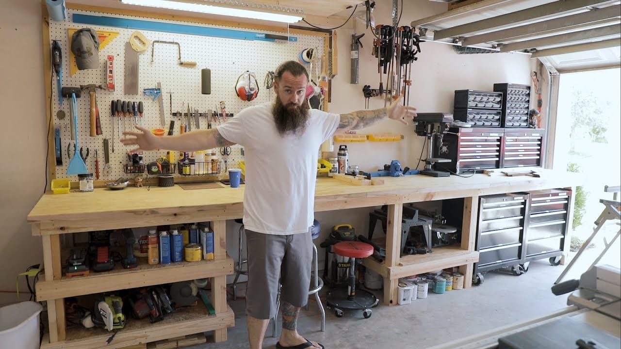 Functional Workspace - Garage Overhaul Part 2 - YouTube