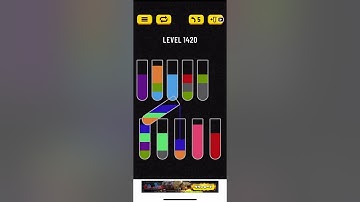 Water Sort Puzzle level 1420