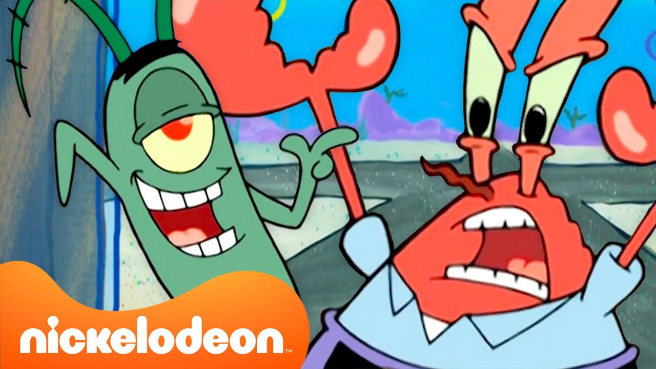 مستر كرابس وبلانكتون – ثنائي أيقوني لمدة 60 دقيقة متواصلة 🦀👁️ | سبونج بوب | Nickelodeon Arabia