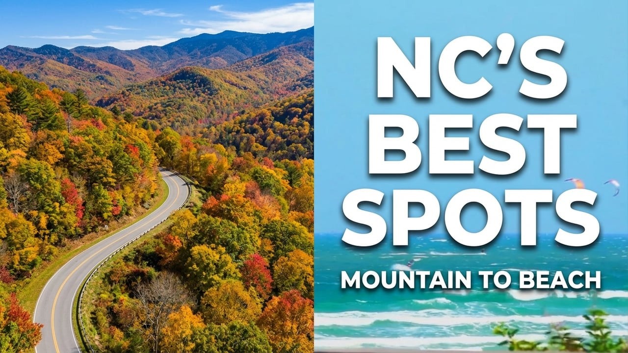 Захватывающее приключение в Северной Каролине | От гор до пляжей