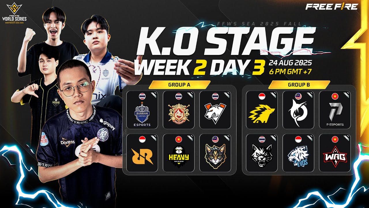 🔴 [EN] FFWS SEA 2025 FALL | Battle Royale - Week 2 Day 3