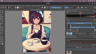 #krita  #ai  (inteligencia artificial en krita) #linux