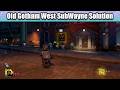 Old Gotham West SubWayne Puzzle Solution (Fast Travel) | Lego Batman 4 Legacy of the Dark Knight