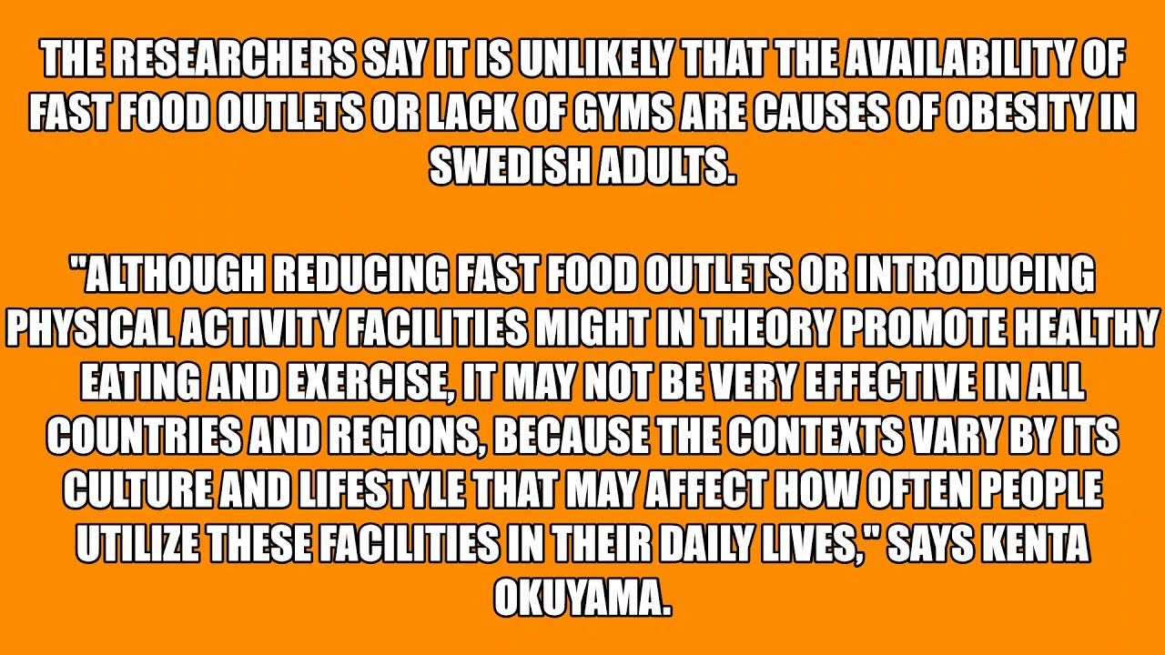 Is obesity not related to junk food? - YouTube