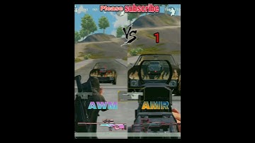 Pubg🤯AWM vs AMR | Most Danger ☠️Gun Comparison |#pubgshorts #bgmishorts #pubgmobile #bgmi #shorts