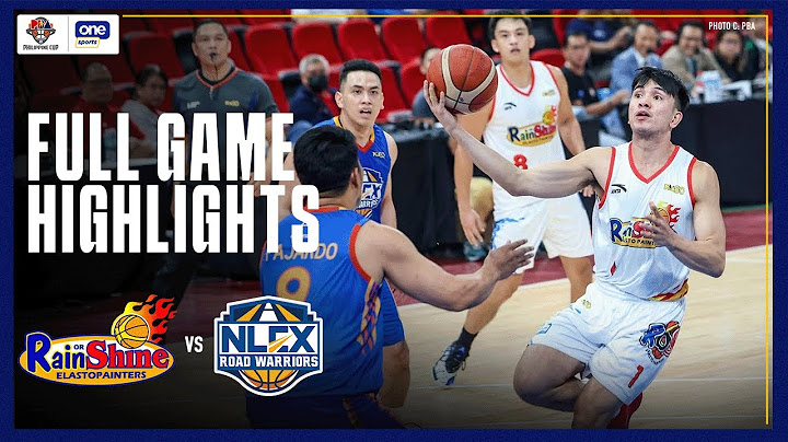NLEX vs. RAIN OR SHINE | FULL GAME HIGHLIGHTS | PBA SEASON 49 PHILIPPINE CUP QUARTERFINALS