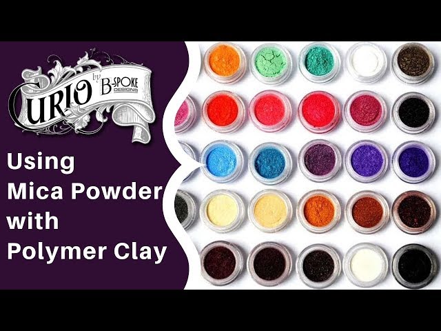 Mica Powder and Polymer clay - the Perfect Pair