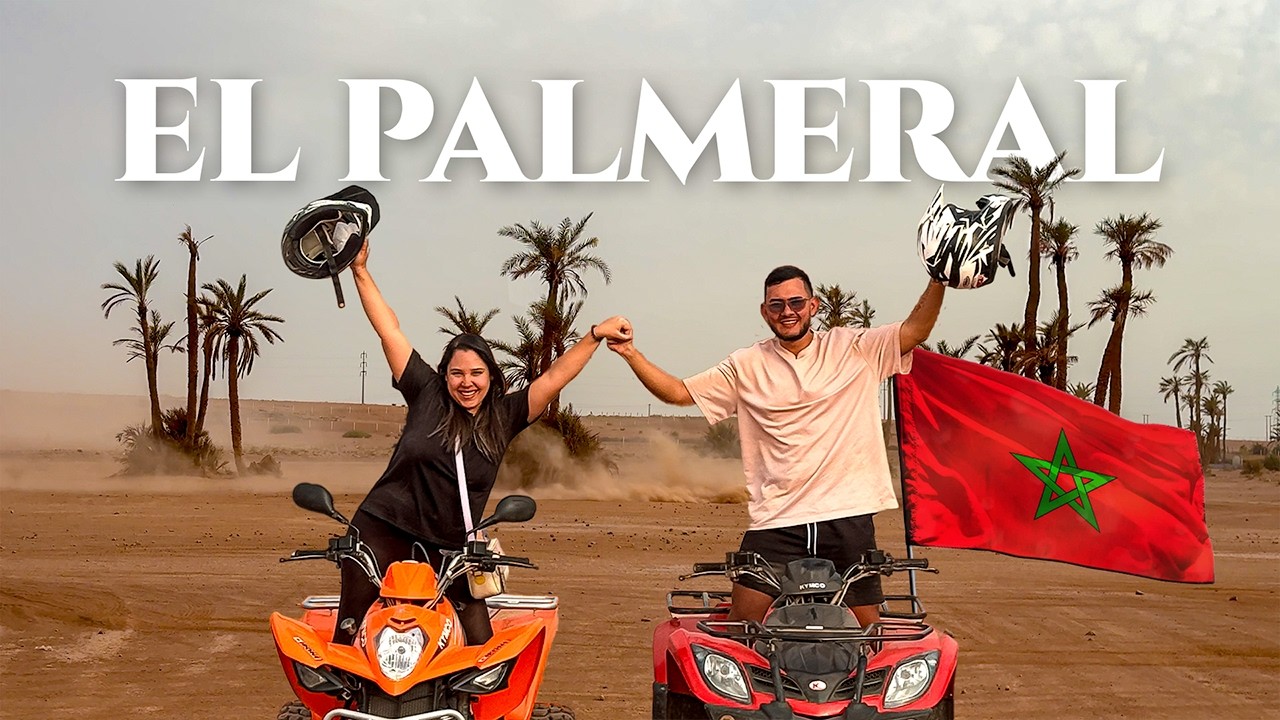 🇲🇦 El DESIERTO de MARRAKECH en QUADS está brutal | El Palmeral