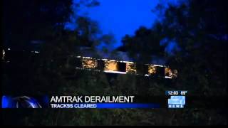 Tracks cleared after Amtrak derailment to Seattle