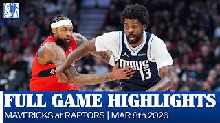 Mavericks Highlights At Toronto Raptors March 8, 2026