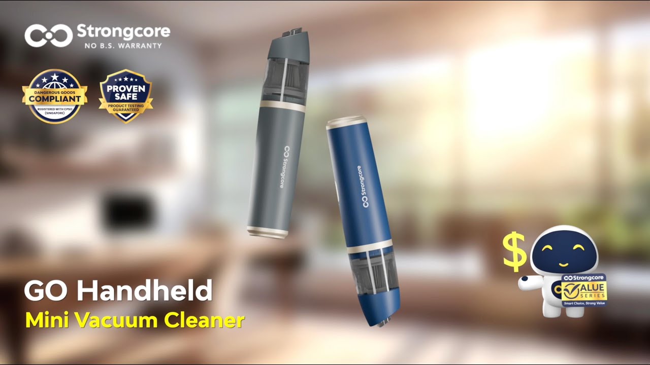 Strongcore GO Mini Vacuum Cleaner - Features Run-Through