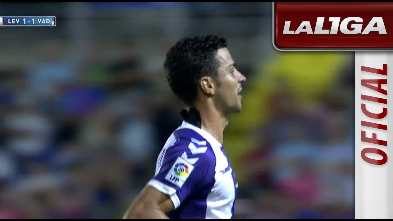 Golazo de Javi Guerra (1-1) en el Levante UD-Real Valladolid - YouTube