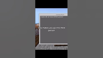 COOL CAMERA COMMAND IN MINECRAFT PART 1 #shorts