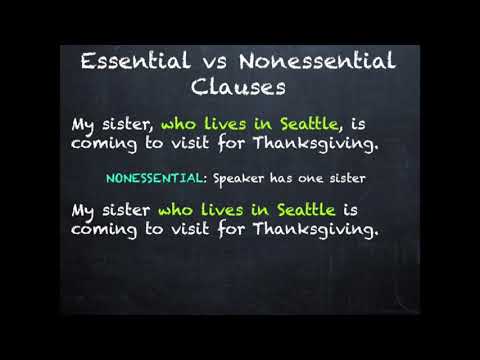 Essential vs Nonessential Information