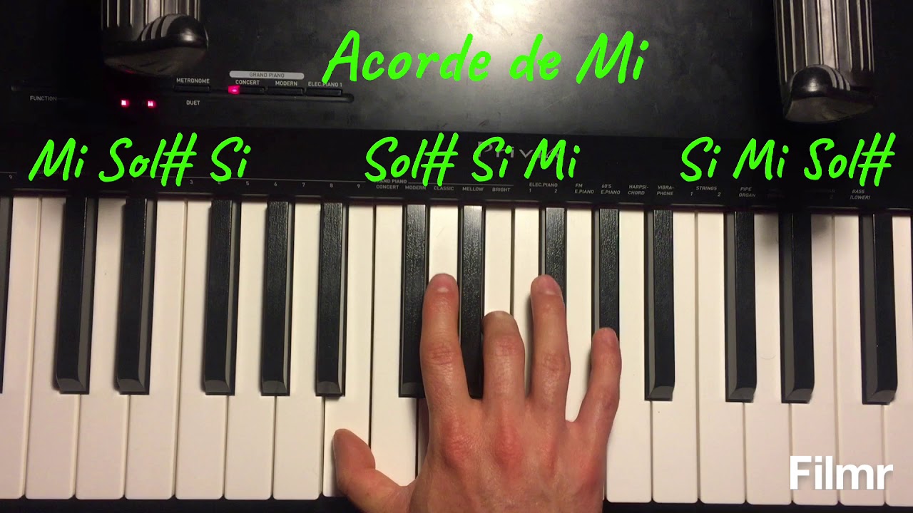 Inversiones de los acordes de Do, Re, Mi, Fa, Sol, La y Si - YouTube