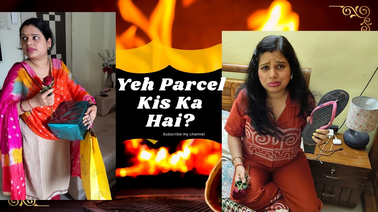 Parcel ne macha diya ghar me hungama🤩#comedy 